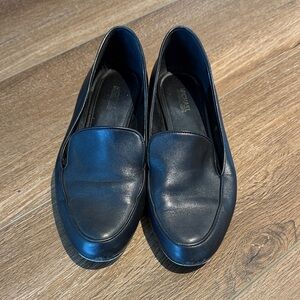 Michael Kors Black Leather Men's Slip-Ons